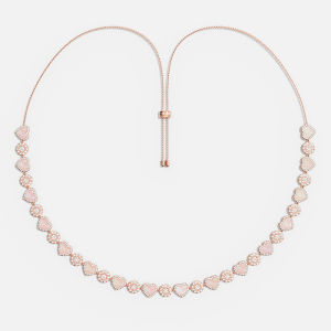 Rose Pearl Mother-of-pearl Heart Necklace