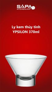 Bộ 12 Ly Kem Thủy Tinh Ypsilon Bormioli Rocco 340750M04121990 (370ml / Ly)