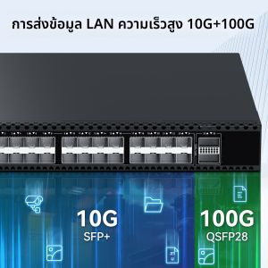 LIANGUO | Thiết Bị Chuyển Mạch Ethernet 10 Gigabit 24 Cổng Uplink 40G/100G Ba Lớp