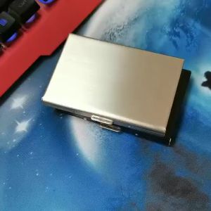 JACKMAN Metal RFID Card Holder Organizer Wallet Dompet Kartu 10 Slot