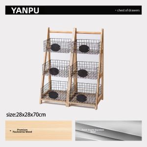 YANPU | Multi-purpose Moving Kitchen Shelf
