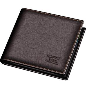 SEPTWOLVES | Mens Ultra-Thin Wallet Genuine Leather