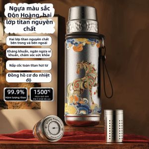 Bemega | Bình Giữ Nhiệt Titanium Nguyên Chất Dung Tích Lớn