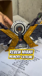 Mô hình đồ chơi siêu nhân Kamen Rider Double W Bootleg DX Xtreme Gaia Memory Extreme có bgm và thoại thắt lưng chim 6803