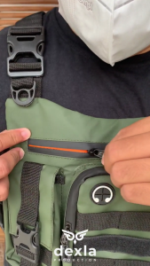 Tas Dada Rompi Tactical Rig Bag Bodypack Outdoor Chest Bag Hitam Army Coklat Waterproof Anti Air Original Premium Dexla