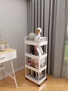 Multi Layer Trolley Cart Organizer Storage Rack Moving Rack Kitchen Storage Shelf Cabinets Bedroom Bathroom Organizer
