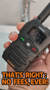 OKARADIO P01 Global PoC Radio Waterproof IP67 Walkie Talkie 5000KM 5G LTE SIM Card Portable Worldwide Network Intercom COD