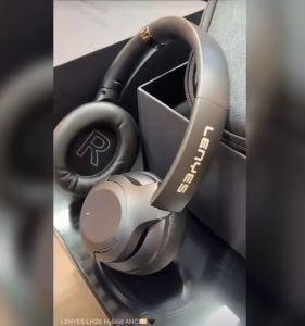 LH26 - HEADPHONE LENYES LH-26 Wireless Headset Bluetooth 5.4 Hybrid ANC Headphone Foldable Heavy Bass Hifi Stereo With Mic