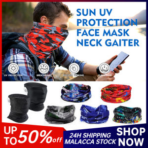 Outdoor Headband Face Mask Riding Climbing Running Hiking Half Face Breathable Ice Silk Headscarf Multi-functional Changeable Headband Neck Protection Sunscreen Warmer Mask
