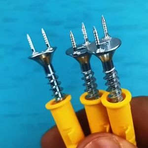 50pcs Rivet Skirting Tanpa Marks & Double-Headed Base