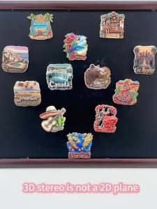 1Pc 3D Canada Sáng Tạo Nam Châm Tủ Lạnh Du Lịch Thế Giới Bộ Sưu Tập Quà Lưu Niệm Nhãn Dán Trang Trí Cho Trang Trí Nhà Cửa & Văn Phòng