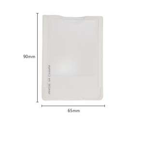 Vỏ Đựng Thẻ PVC Siêu Mỏng Cầm Tay Có Thể Kéo Dài Thẻ Dấu Trang Sách Thẻ Giới Thiệu Dụng Cụ Quan Sát Trong Suốt Đựng Thẻ