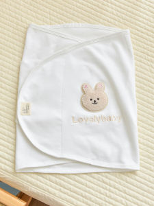 Newborn Baby Anti-Startle Sleeping Bag Newborn Baby Pure Cotton Swaddling Blanket Delivery Room Swaddling Wrap Single Package All Year Round Neutral