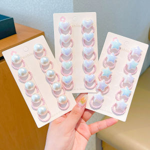 ยางรัดผมเด็ก หวาน สไตล์ เด็กทารก ยางรัดผมเด็กผู้หญิง Braids เล็ก ๆ ยางรัดผมเครื่องประดับผมเด็กผู้หญิง น่ารัก Headwear