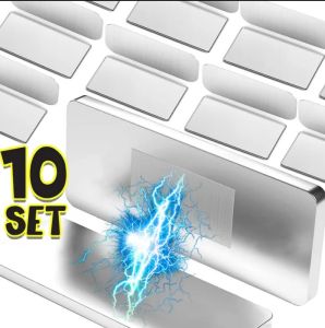 【Swan Home】10set Magnetic Cabinet Door Catches Invisible Ultra-Thin Soft-Catch Drawer Closer Stop Magnet Closet Cupboard Furniture DIY Fitting