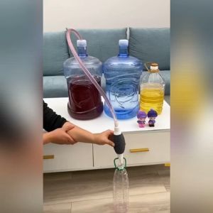 Dụng Cụ Bơm Hút Xăng Dầu Rượu Nước Các Loại Chất Lỏng Đa Năng Ống Hút Xăng Dầu Chất Lỏng Bóp Tay Hút Nước Bể Cá Tiện Dụng Kèm 2 Khóa Dây Dài 1M.