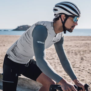 Santic Cycling Jersey Men Long Sleeves Quick-dry Bike Jersey Breathable MTB Road Bicycle Clothes Summer Anti-slip Riding Tops M3C01151W