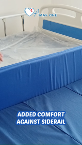 Water Resistant Hospital Bed Siderail Protector - 120 (L) x 29 (H) cm