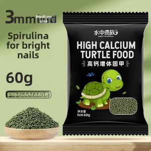 MONLEYTA | Universal Turtle Food For Brazilian Turtles Small Young Turtles Special Opening Grain Dried Shrimp Turtle Food Inch Gold Turtle