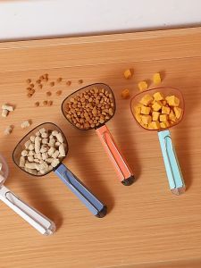 Cat food spoon Measuring dog food spoon Long handle pet food spoon Cat measuring cup Cat food scoop Cat spoon Pet feeder