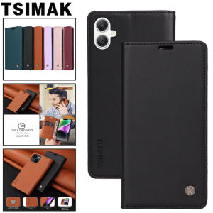 Business Leather Case For Samsung Galaxy A07 A06 A05 A05S A04 A04S A04E A17 A 06 07 Cover Strong Magnet Flip Wallet Card Coque