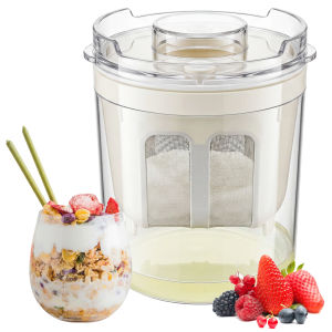 Greek Yogurt Strainer Stainless Steel Strainer Whey Separation Tools Multi-functional Yogurt Filter with Fine Mesh for Kitchen