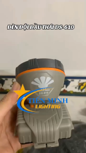 Đèn pin đội đầu DS610 siêu sáng chống nước LED CHÓA ĐÈN 7CM 2 CHẾ ĐỘ SÁNG ÁNH SÁNG TRẮNG VÀ VÀNG