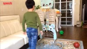 001- 1502 MOLION SNI Mainan Ring Bola Basket 4in1 Gawang Bola Anak Tiang Basket Karakter Lucu Ring