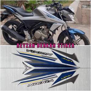 STIKER STRIPING MOTOR VIXION NEW 2017 2018 FACELIFT SILVER