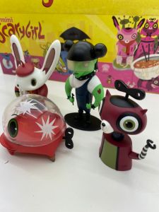 Mini Scarygirl Collection Series Vinyl Toy Set-C Nathan Jurevicius