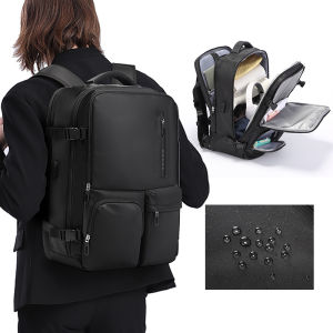 Bange Expandable USB Bag Large Capacity 15.6 Laptop Waterproof Fashion Mens Backpack Men Business Travel Backpack Women School