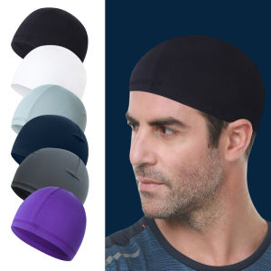 Quick Dry Thin Running Cap Summer Road Bike Sun Protection Motorcycle Helmet Liner Hat Sport Cap No Brim round Top Hat