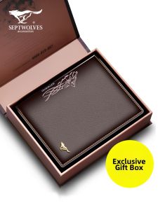 SEPTWOLVES | Simple Short Slim Wallet