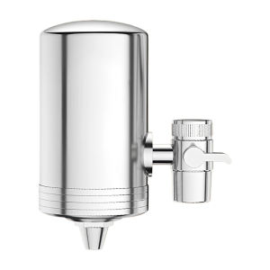 WONREFACT | Stainless Steel Kitchen Faucet Filter with Rotatable and Splash-Proof Spout