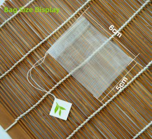 Nylon Tea Bag with Drawstring Cord Tying Mouth Tea Leaf Bag Disposable Tea Brewing Bag Chinese Style Office Home Use