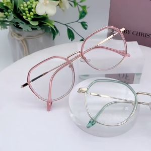 Gọng Kính Hợp kim siêu đẹp 4 màu xinh xỉu có thể Thay tròng cận mã T30018