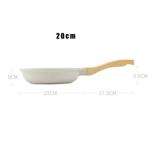 Durable Non-stick Wok Frying Pan Ceramic Pot Steak Skillet Pancake Saucepan Home Induction Gas Stove Universal Kitchen Cookware