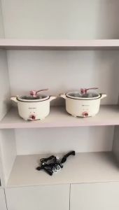 Panci Listrik 24cm Panci Elektrik Panci Masak Beserta Kukusan Hot Pot & Rice Cooker Panci D5020