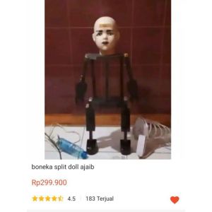 Split doll Sulap Boneka hantu