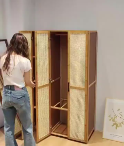 Small Closet Bedroom Household Simple Assembly Strong and Durable Dustproof Hangers