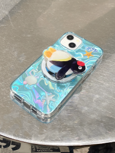 เคสโทรศัพท์มือถือ Apple 14 pro Max ดีไซน์หอยไหมดูดซับแม่เหล็ก ปกป้องด้านนอก ด้านในเป็น TPU ดีไซน์สุดน่ารัก เปลือกนิ่ม