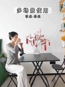Portable dining table Home folding office computer table Dining table Study table Foldable table Kitchen & Dining Furniture > Dining Tables