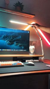 Đèn bàn học Led bảo vệ mắt DandiHome chống cận để làm việc đọc sách có thể kéo dài gấp gọn - bảo hành chính hãng 3 năm