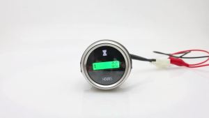 RYSJM | AD Round LED Digital Hourmeters Clock Hour Gauge Indicator Hour Meter For Marine Boat Yacht Digital Vehicles Universal 12V 24V