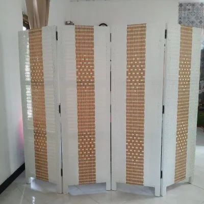 (isi 3 pintu) Sketsel Rotan Sintetis Pembatas Ruangan Rotan sintetis termurah