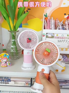 เลือกพัดลม พัดลมตั้งโต๊ะ พัดลมมินิ ปรับได้ มีสายชาร์จ USB แบบพกพา แบตเตอรี่แบบชาร์จไฟได้ในตัว - พร้อมส่งในไทย🇹🇭