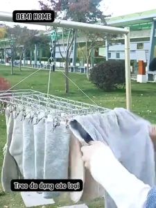 Móc Chùm Inox 304 DEMI Cao Cấp Bền Đẹp Mắc Phơi Quần Áo