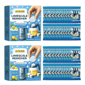 简素净 | Limescale Remover Quickly Dissolve and Remove Stubborn Scale Eliminate Odor Lemon Fragrance Kettle Cleaning Effervescent Tablets