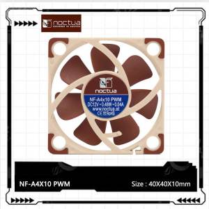 Noctua NF-A4x10 PWM 40mm 12v 5v Cooling fan 3pin 4pin PWM quiet Radiator For Computer Case Cooling CPU cooler fan Replace
