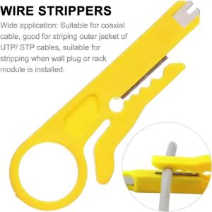 Portable Mini Wire Stripper Knife Crimper Pliers Crimping Tool Cable Stripping Wire Cutter Multi Tools Cut Line Hand Tool